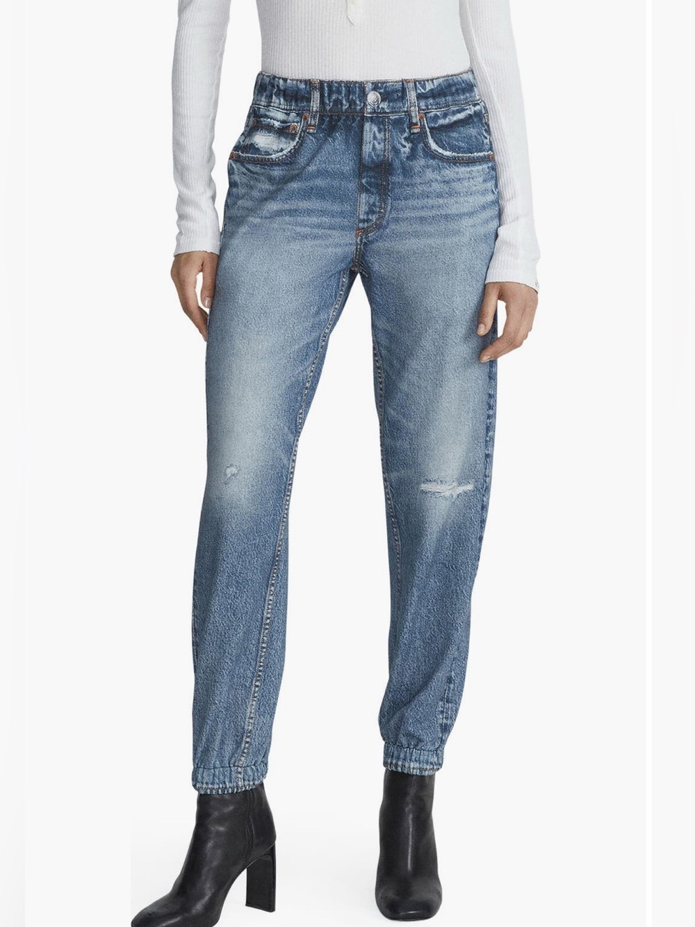 rag & bone rb Miramar
Cotton Terry
Jogger
Sweatpant Jeans 👖
Color: Lynn